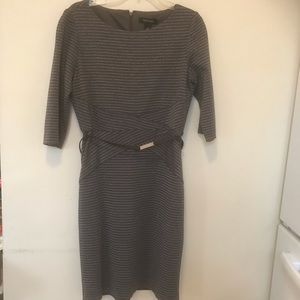 White House Black Market Brown Dress Size 12
